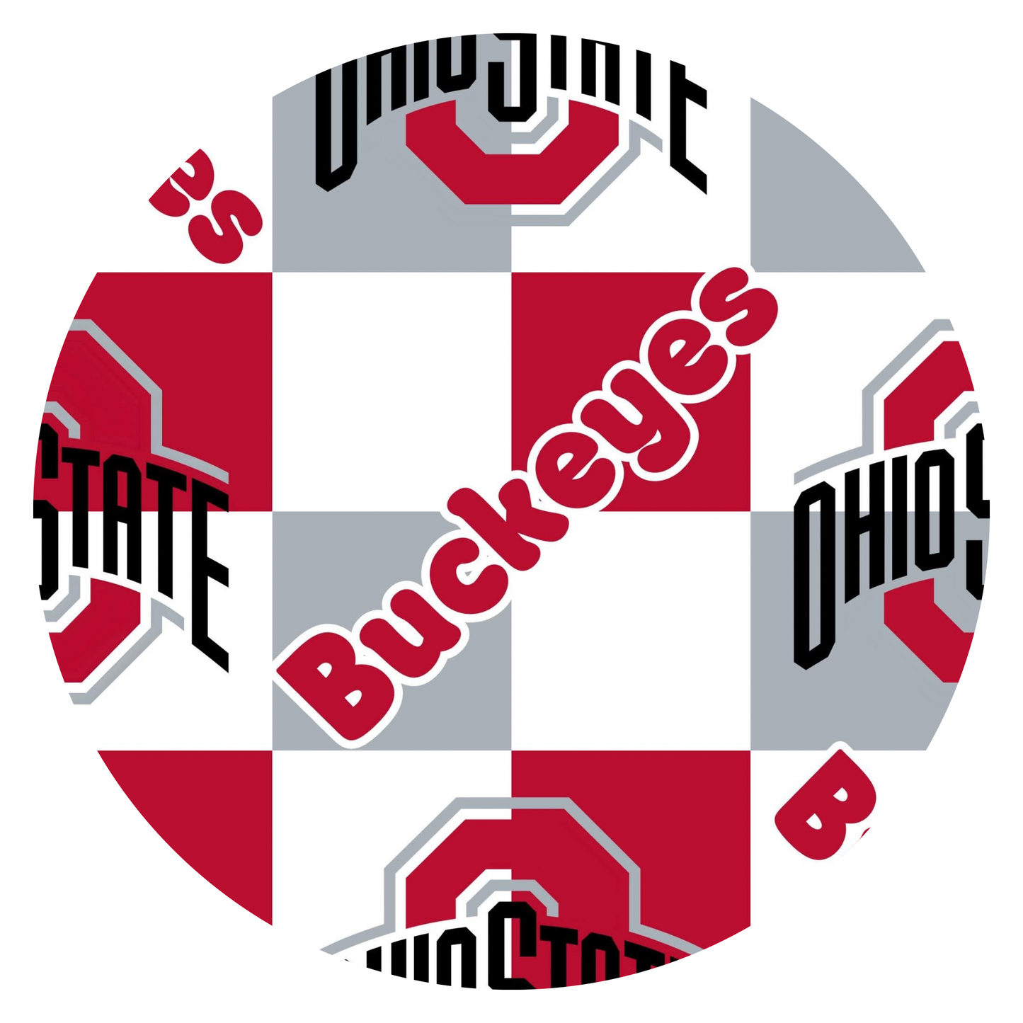 Ohio State Checkered Pocket Tee