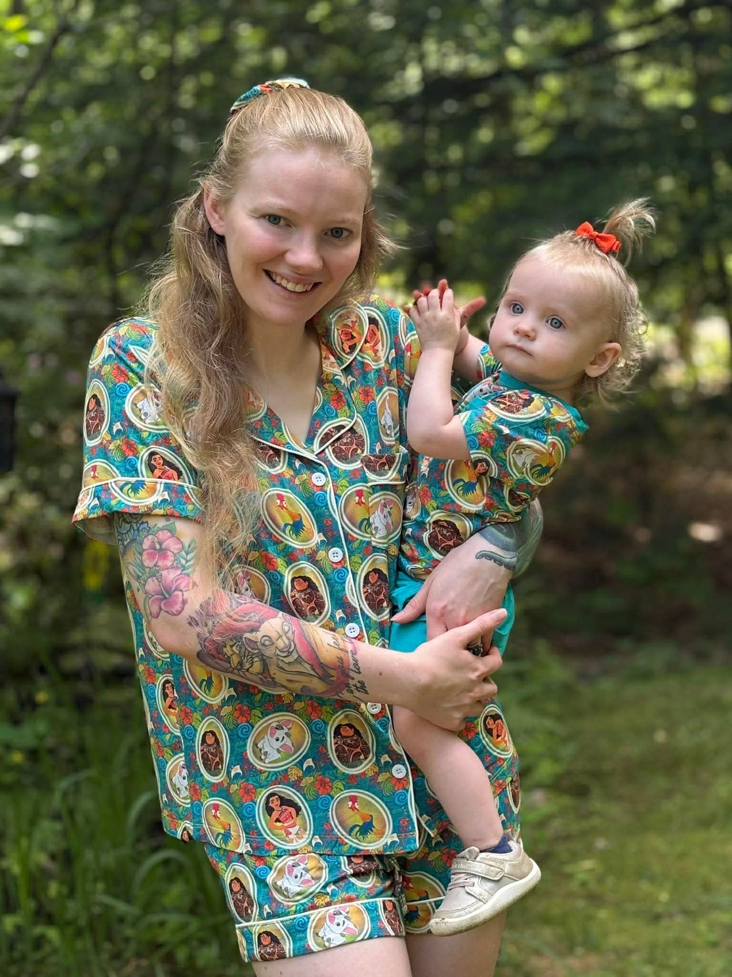 Beyond the Reef Adult Button Down and Shorts Set