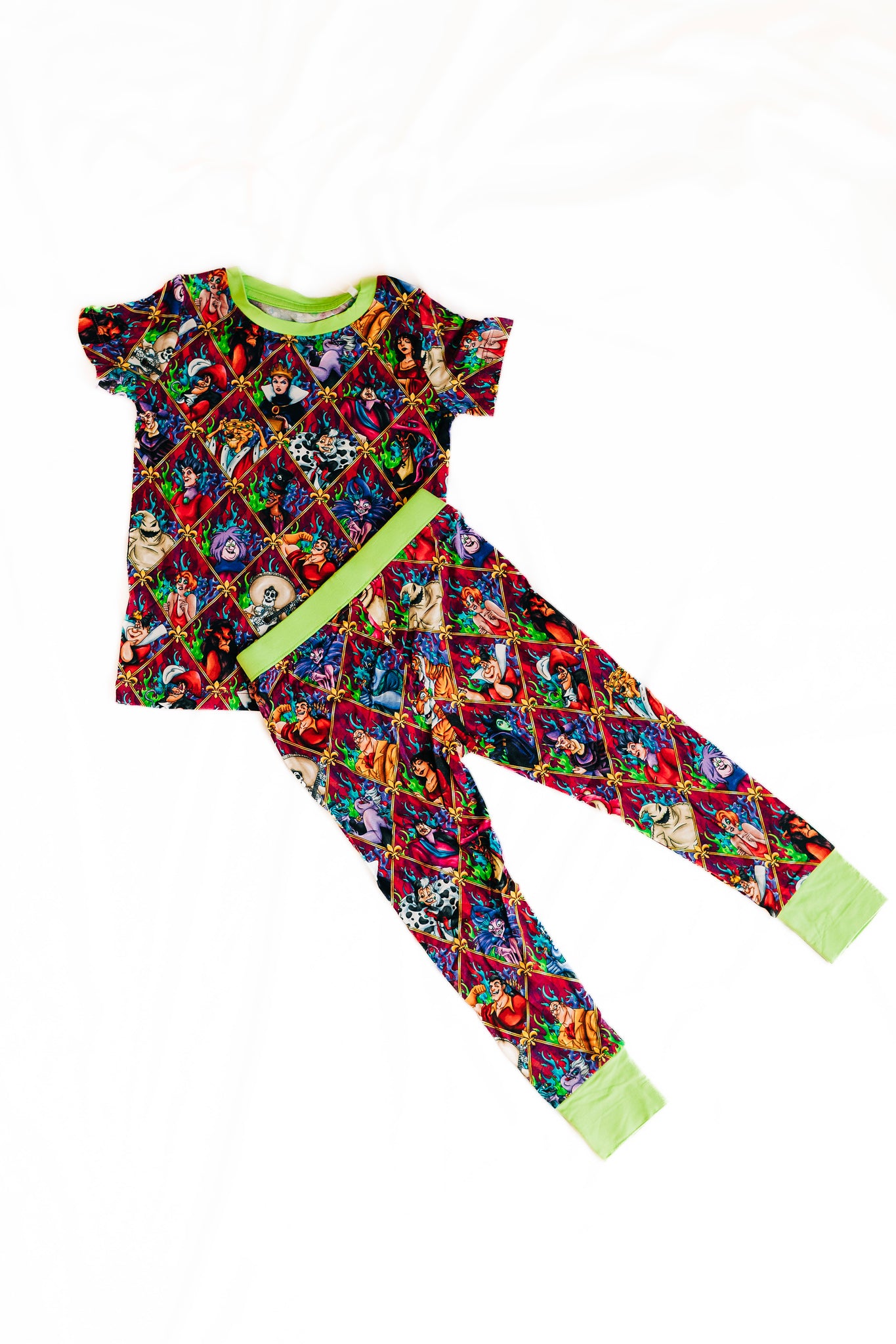 Once Upon a Villain Short Sleeve and Pants 2 Piece Set