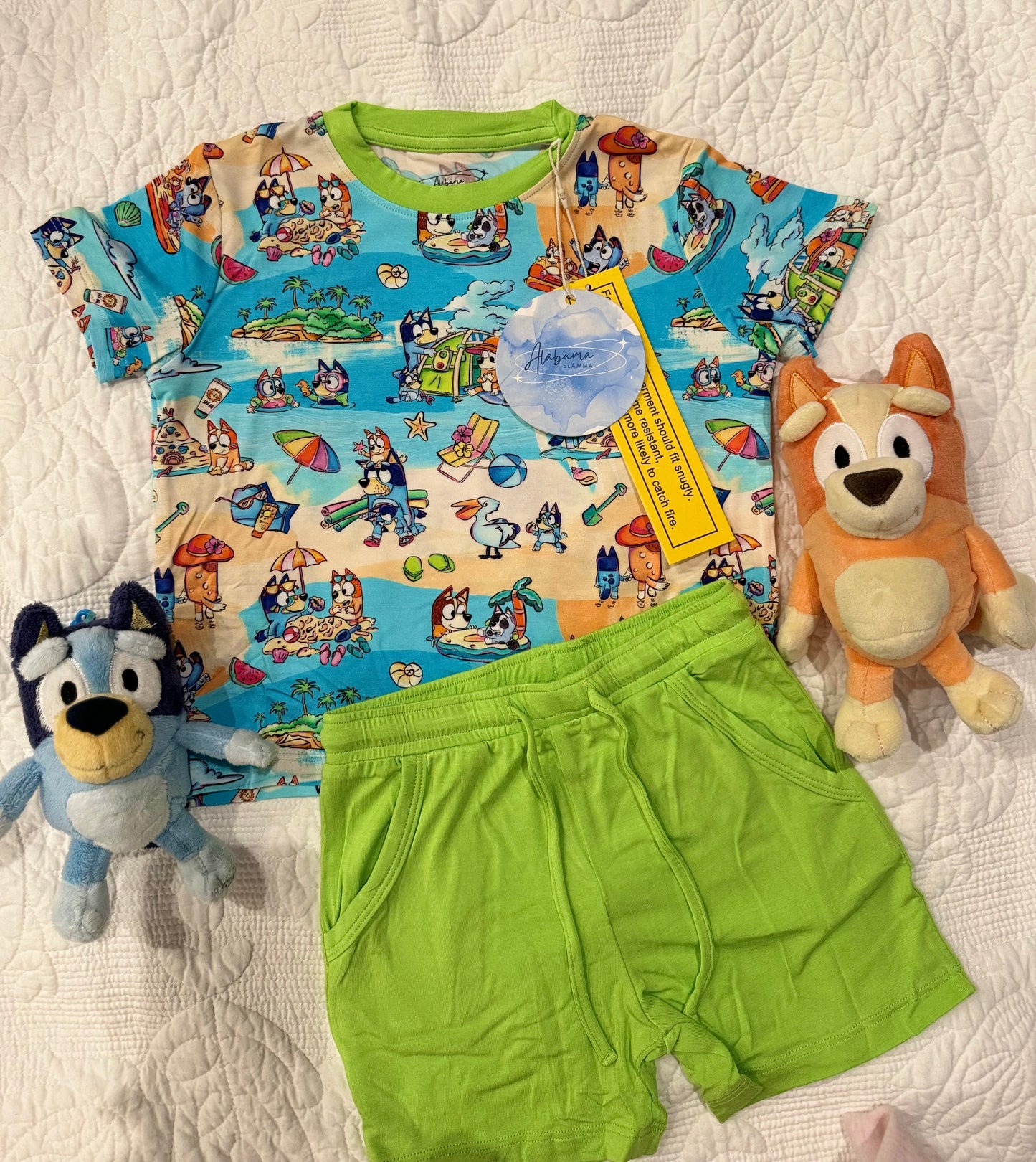 Heeler Summer Pocket Tee 🐤 and Shorts Daywear
