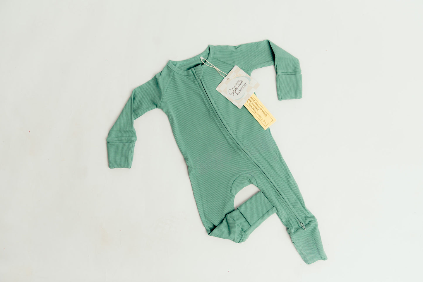 Wild Mint Ribbed Zippy