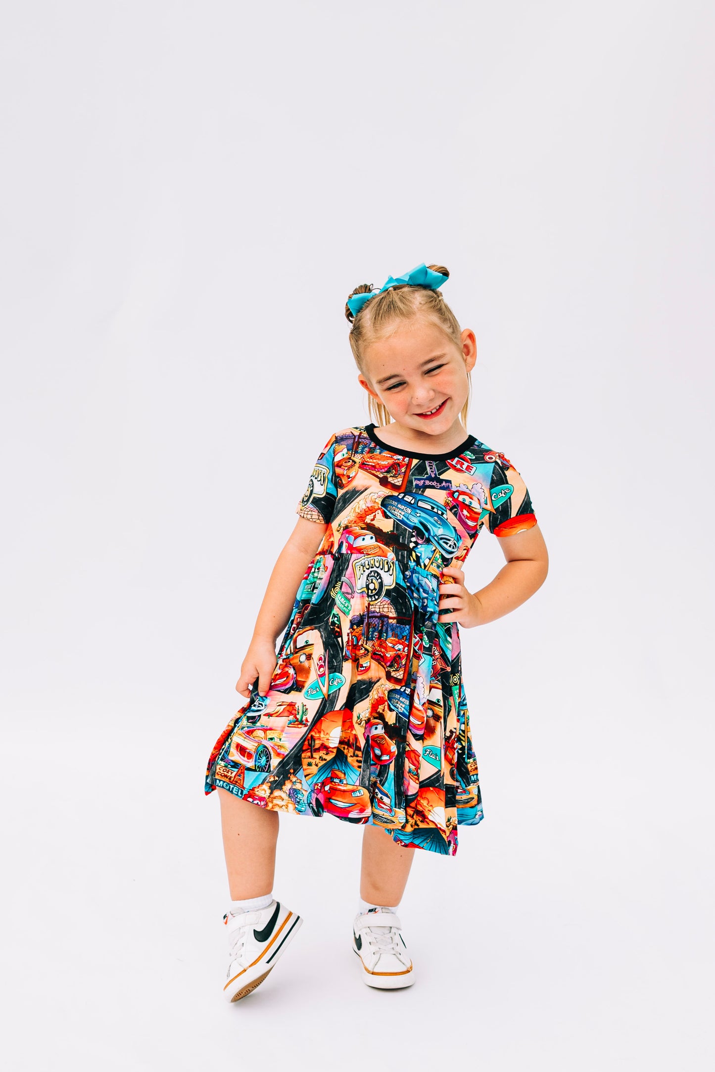 Pit Stop Party Twirl Dress