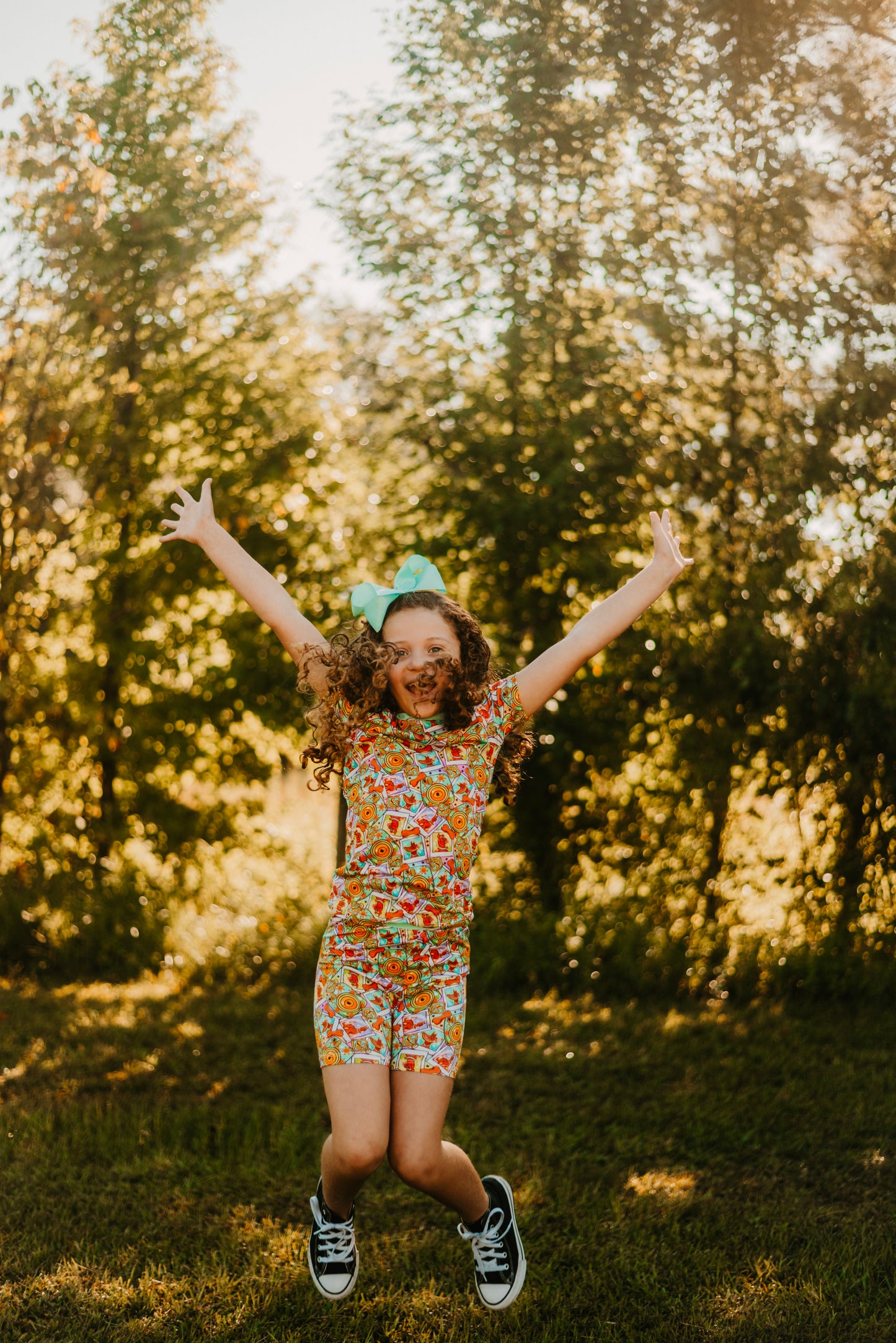 Peace, Pup and Polaroids Short Sleeve 2 Piece Set
