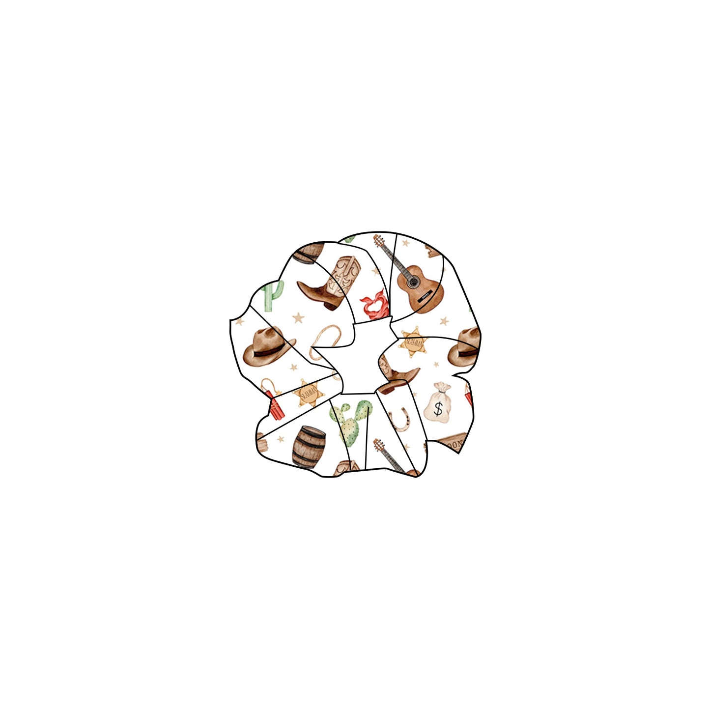 Southern Saddle Scrunchie