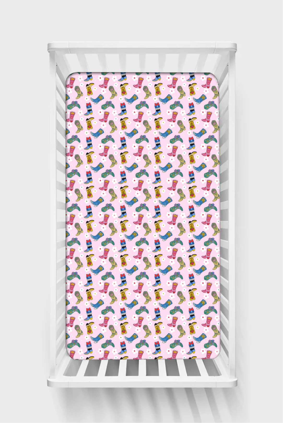 Magical Boots Crib Sheet