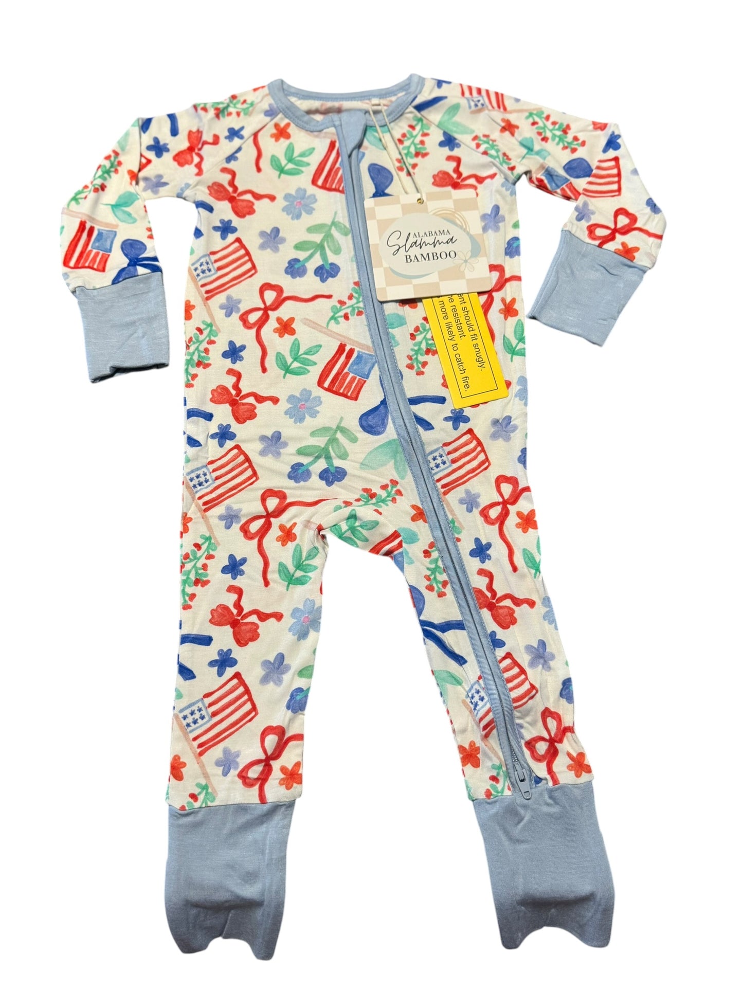 Freedom and Florals Zippy