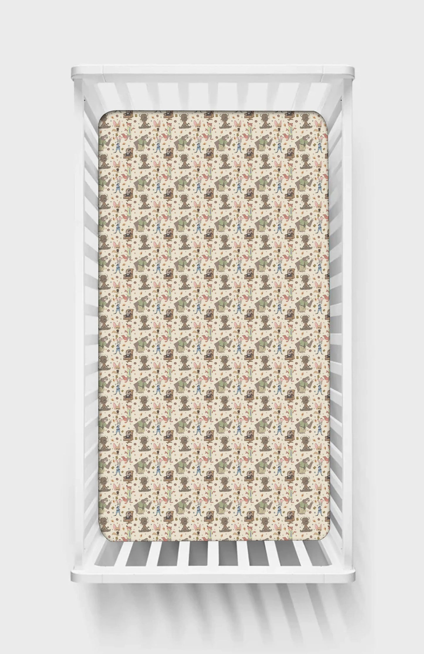 Paws and Predators Crib Sheets