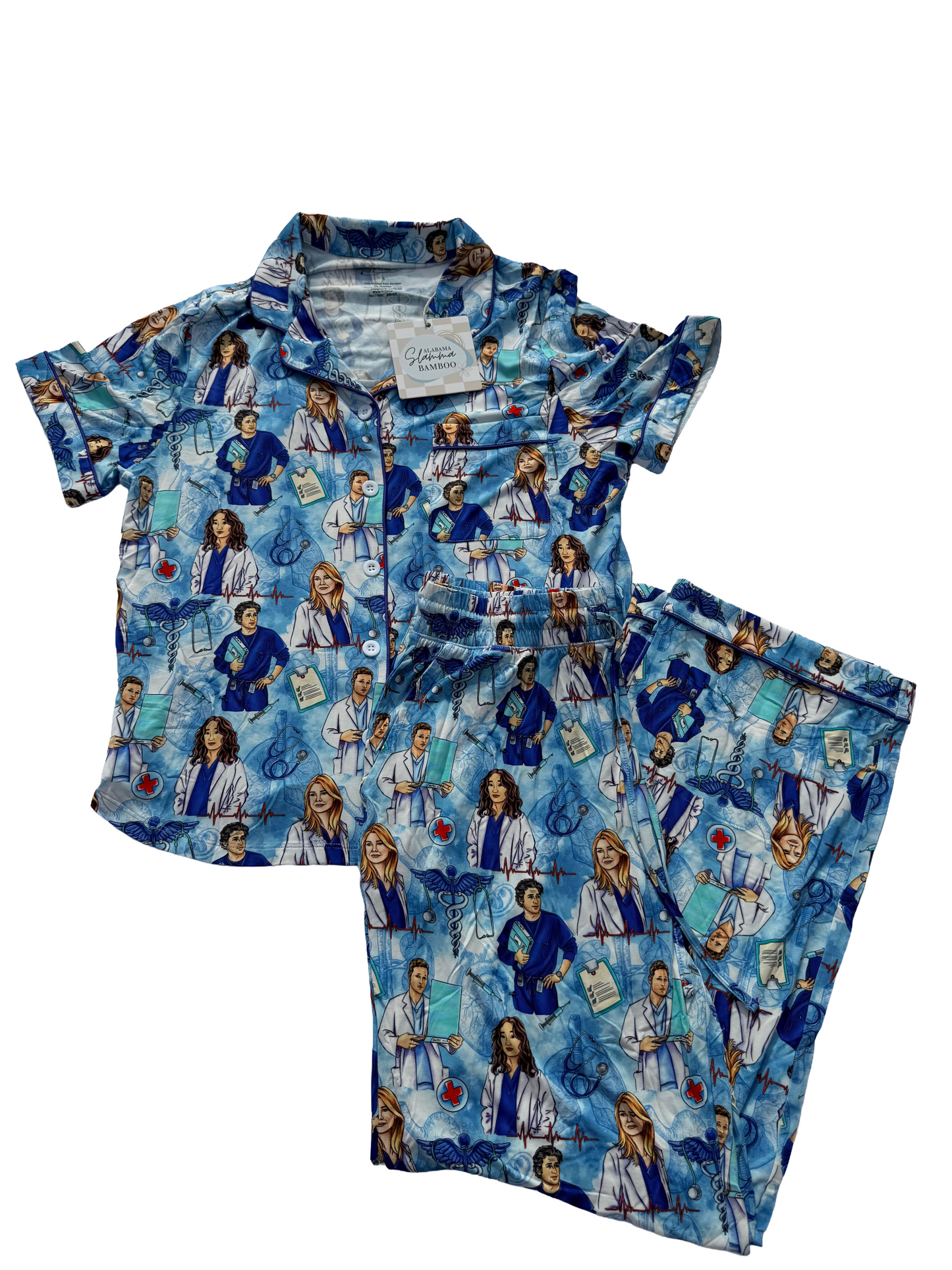 Pick Me, Choose Me Adult Button Down and Pants Set