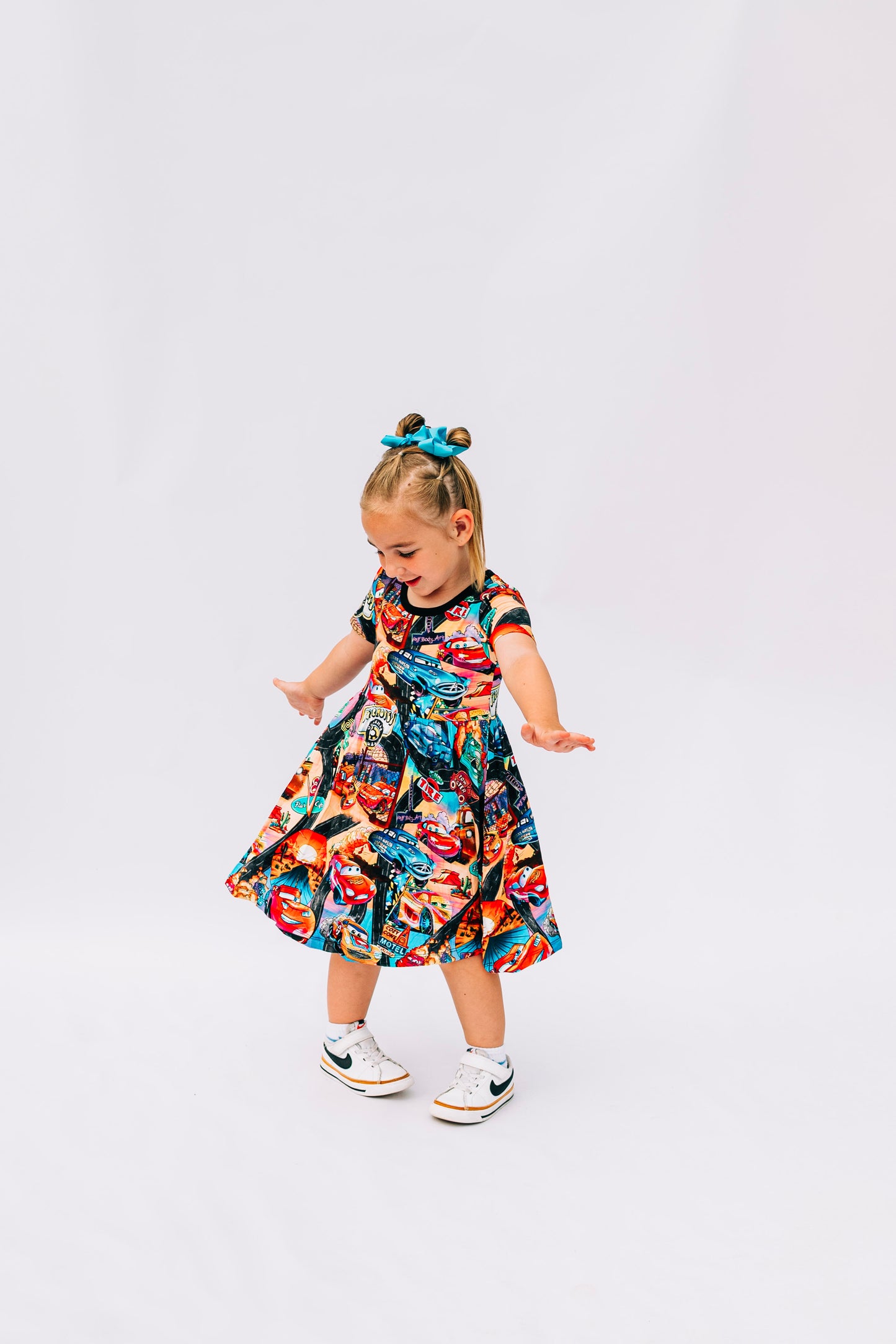 Pit Stop Party Twirl Dress