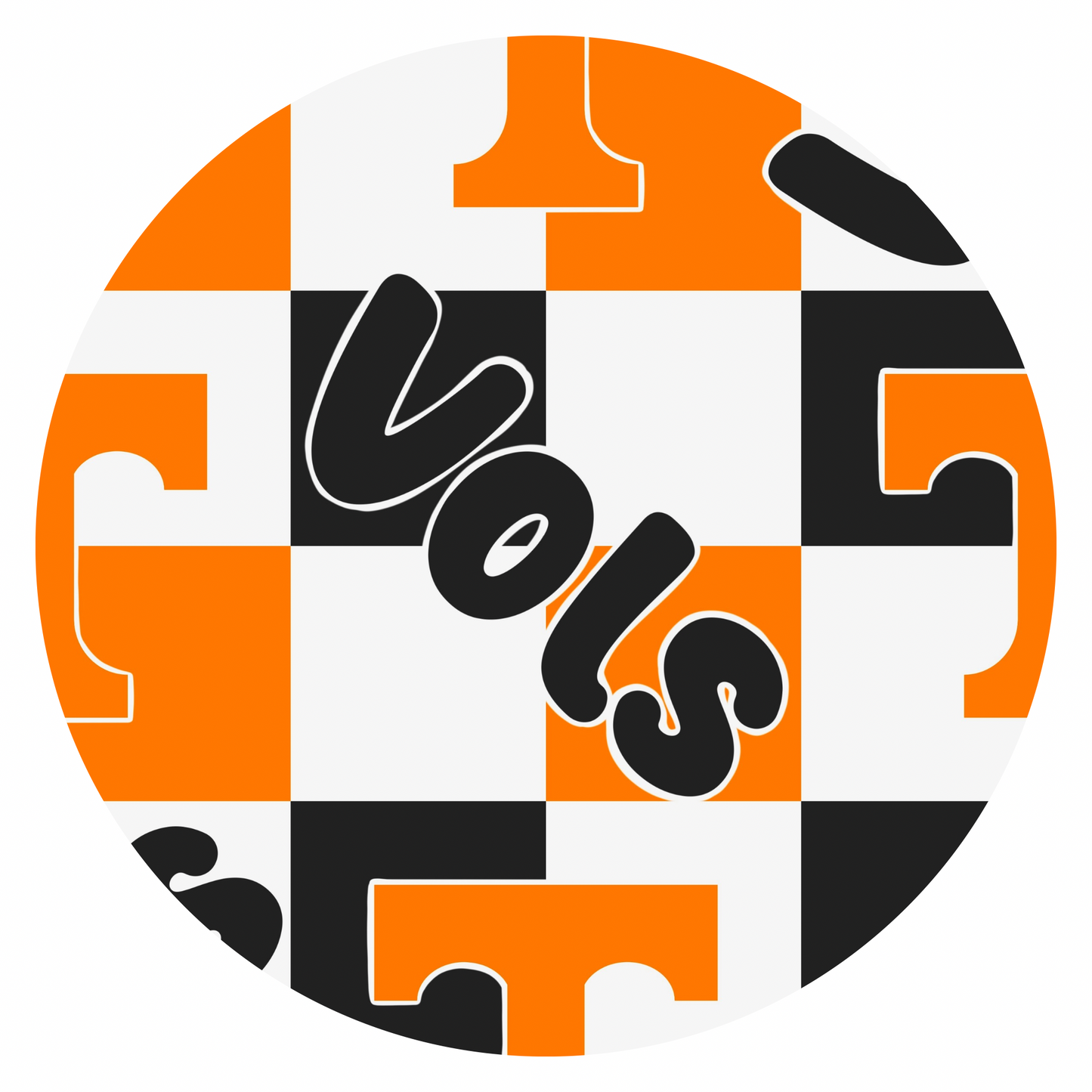 Vols Checkered Pocket Tee