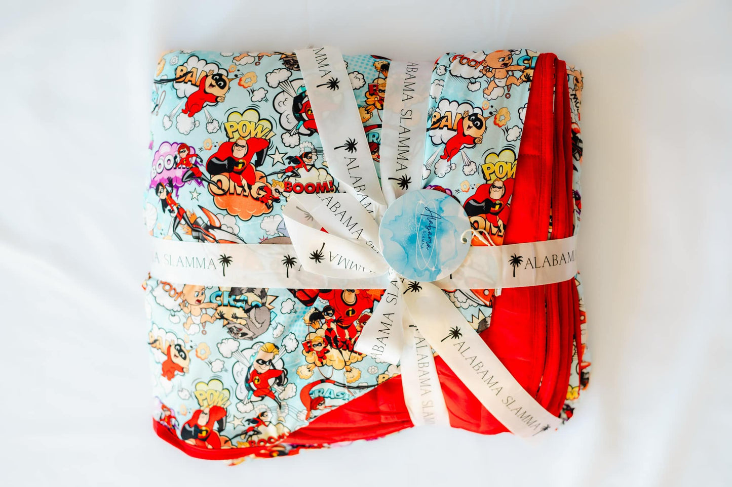 Family of Supers Quilted Blanket