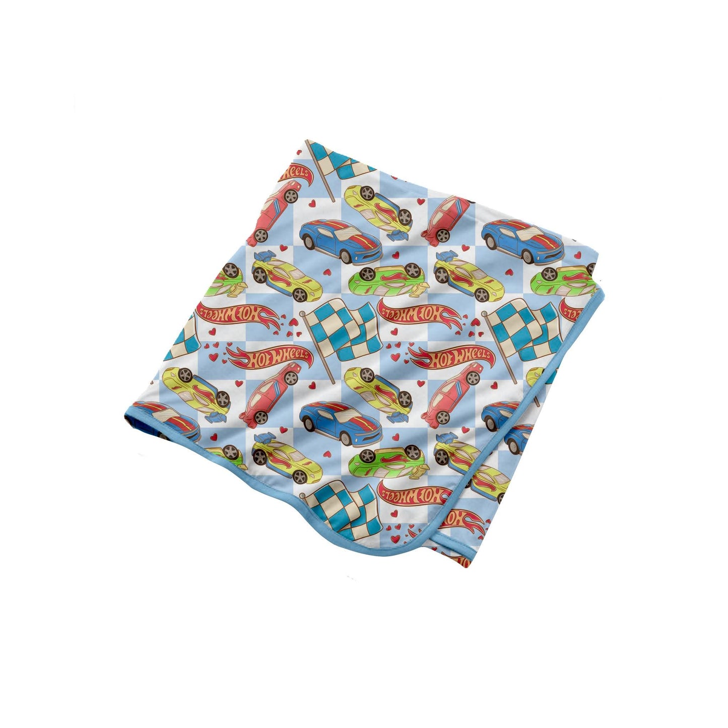 Little Racers Bamboo Plush Blanket