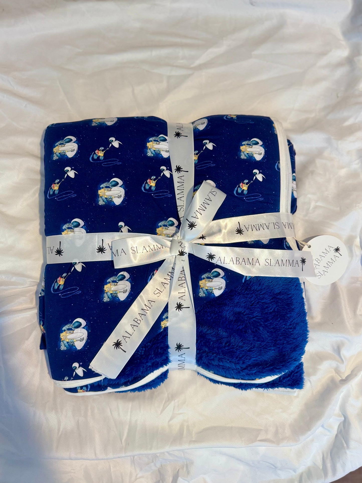 Love Bots Plush Blanket