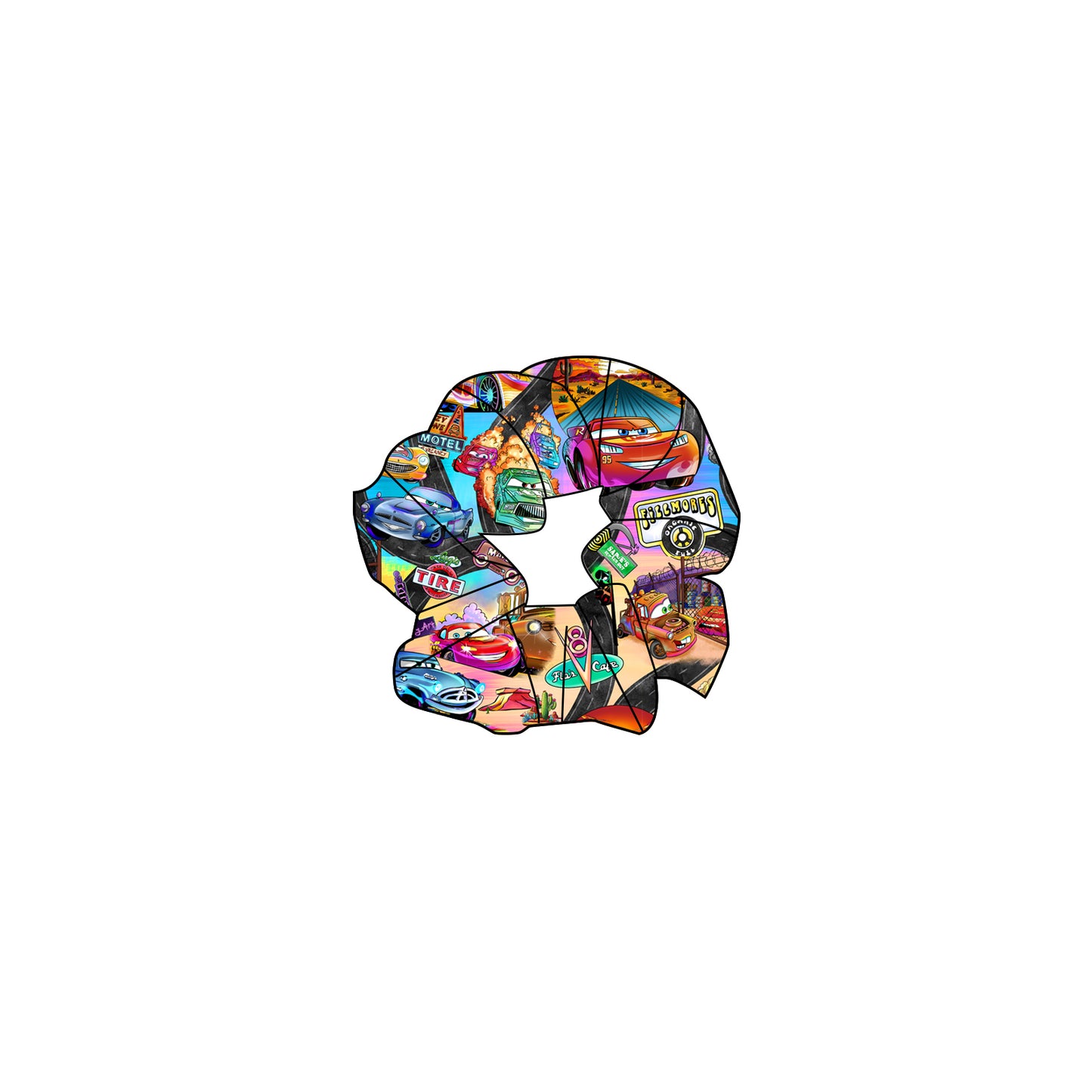 Pit Stop Party Scrunchie