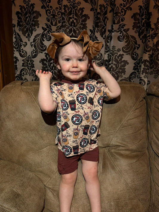 Blondie Kids Oversized Tee and Bikers Daywear Set
