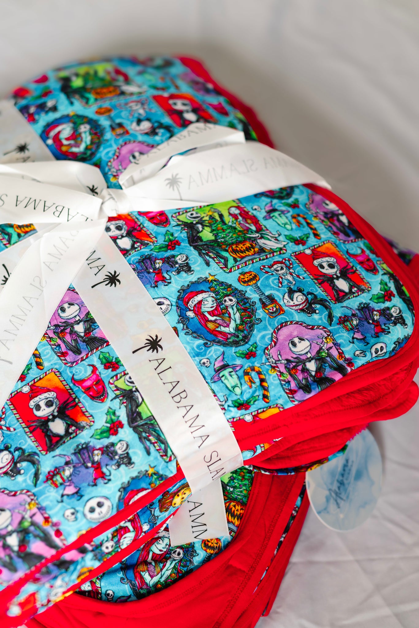 Fright Before Christmas Bamboo/Plush Blanket