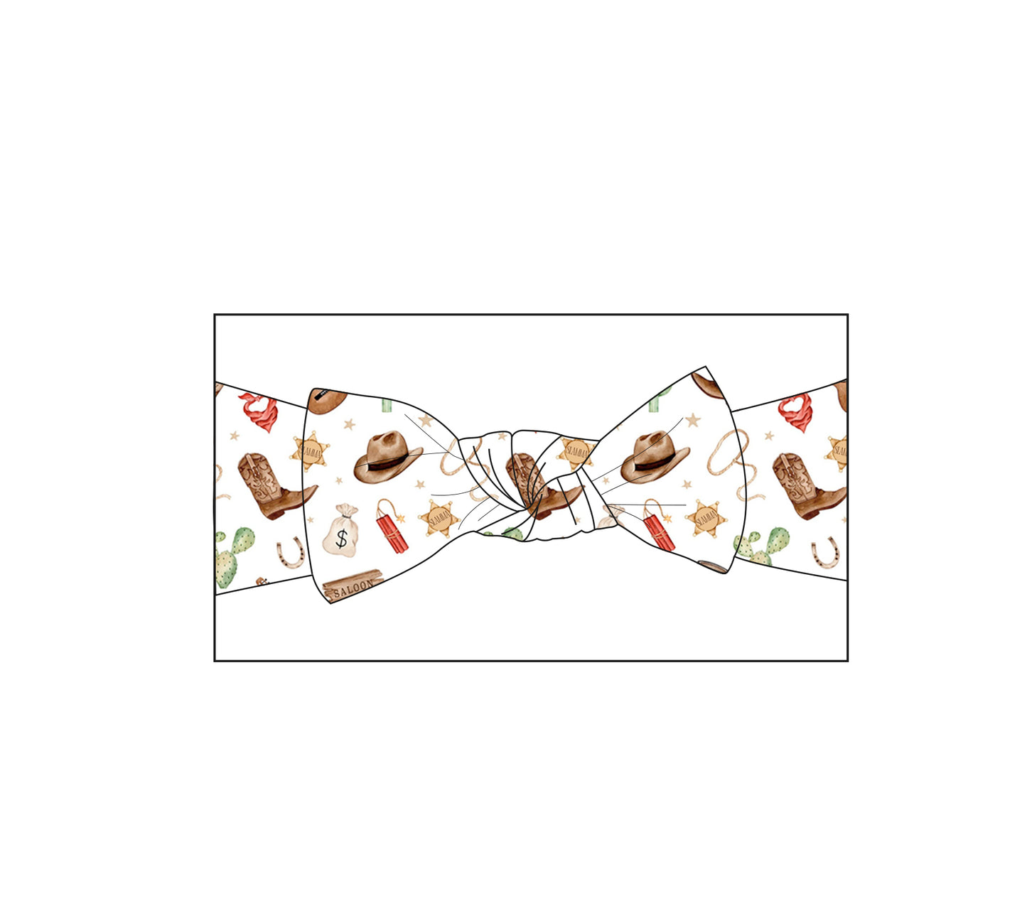 Southern Saddle Headband Bow