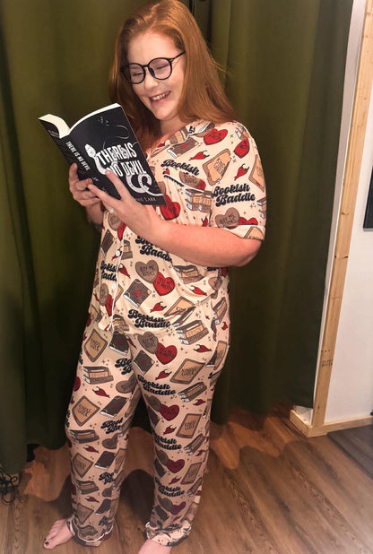 Bookish Baddie Adult Button Down and Pants Set