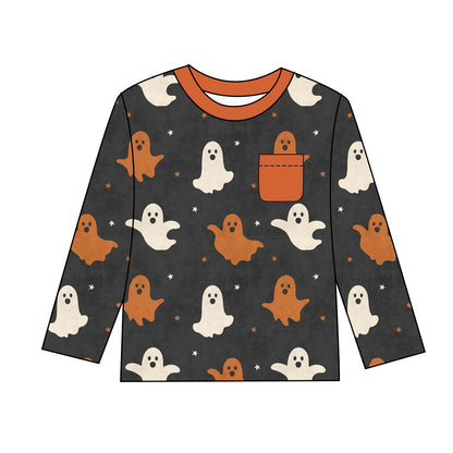 Friendly Frights Long Sleeve Pocket Tee
