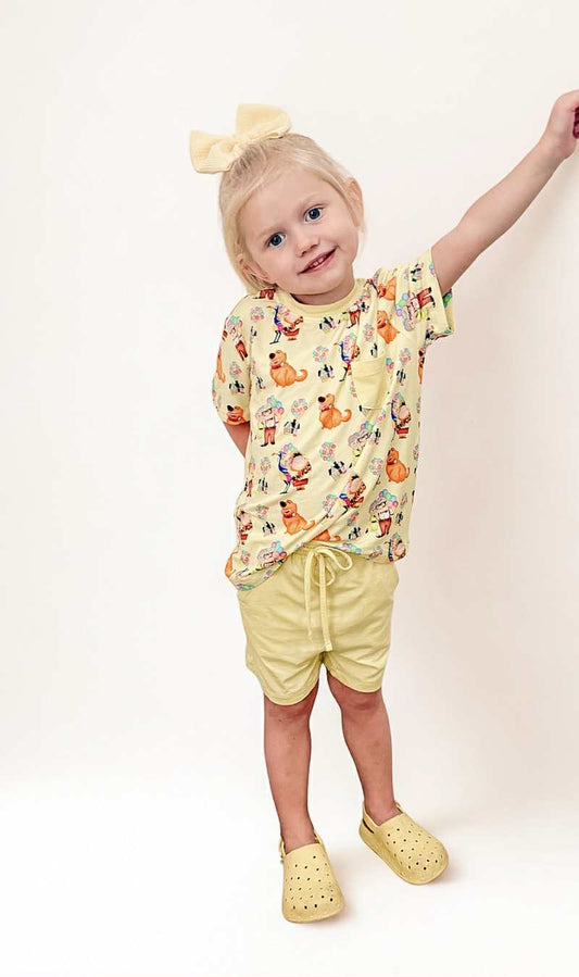 Adventure Is Out There (UP) Pocket Tee and Shorts Daywear
