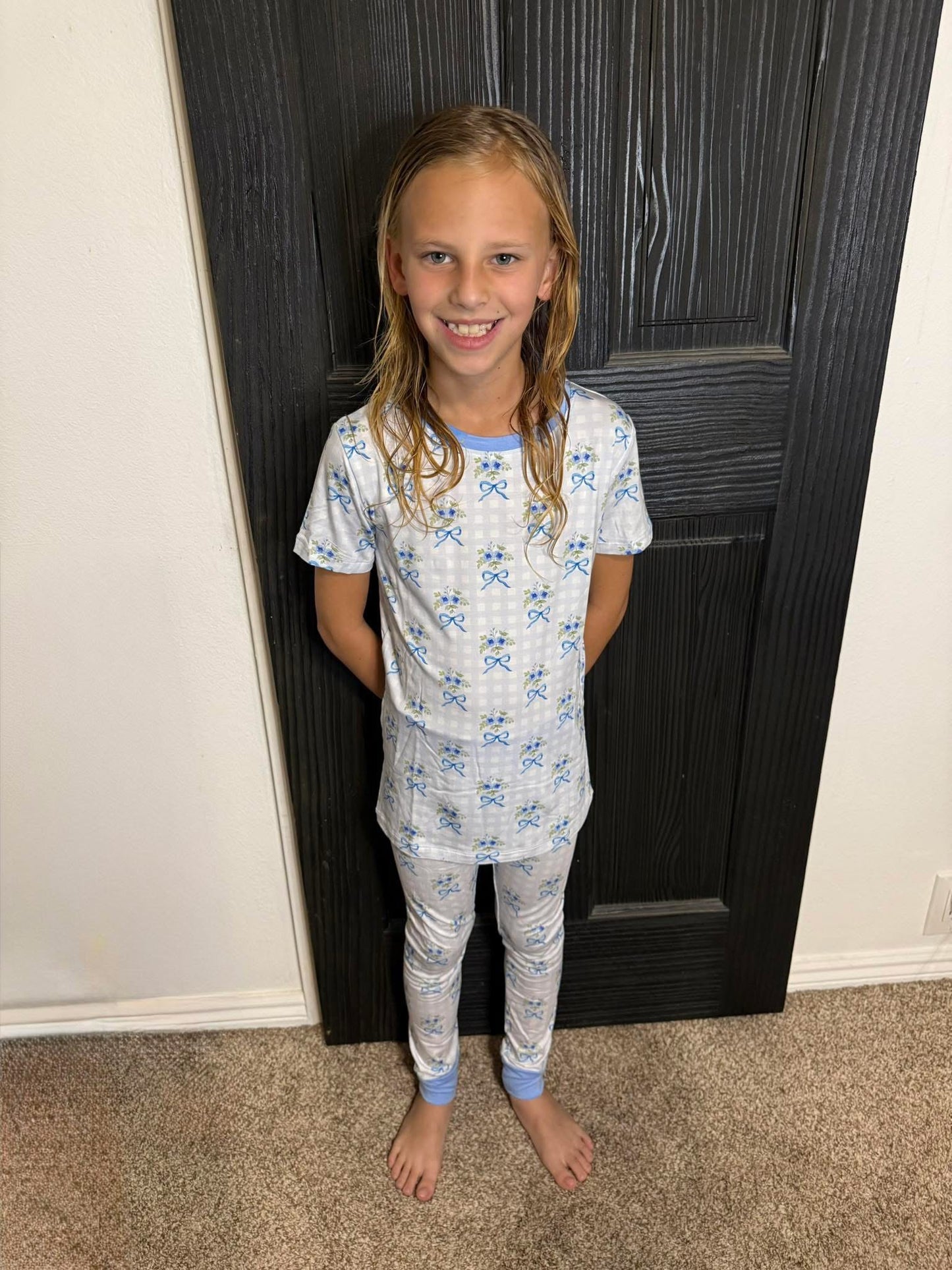 Southern Belle Short Sleeve and Pants 2 Piece Set