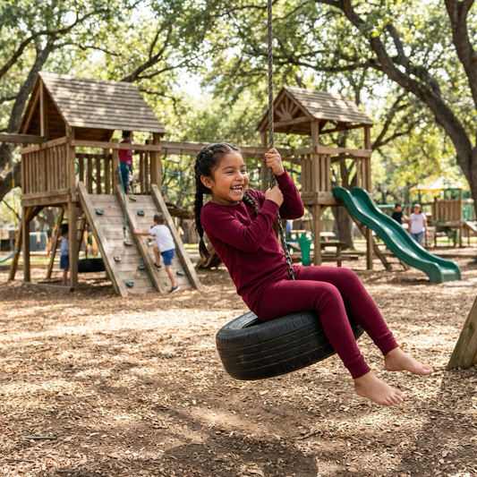 Bordeaux Long Sleeve and Pants 2 Piece Set
