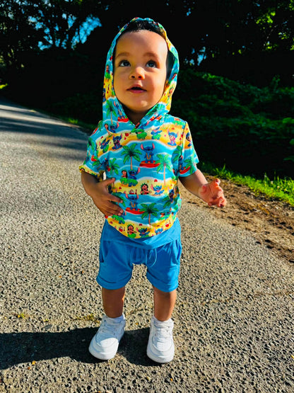626 Lightweight Hoodie and Shorts Daywear Set