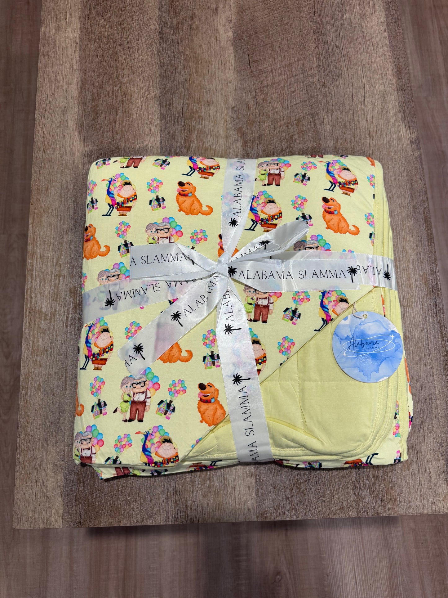 Adventure Is Out There (UP) Bamboo Blankets