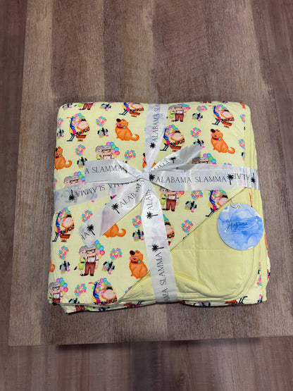Adventure Is Out There (UP) Bamboo Blankets