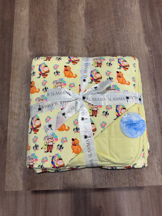 Adventure Is Out There (UP) Bamboo Blankets