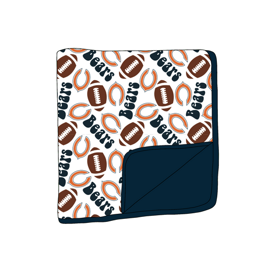Chicago Bears Bamboo Plush Blanket