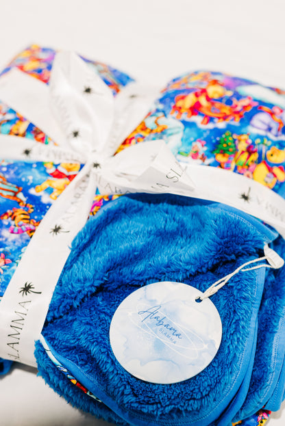 Holiday Hunny Bamboo Plush Blanket