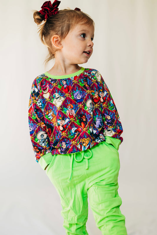 Once Upon a Villain Crewneck and Joggers Daywear
