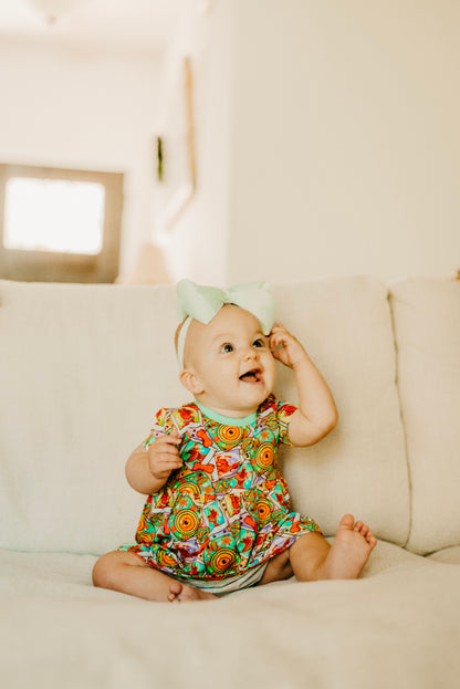 Peace, Pup and Polaroids Twirl Dress
