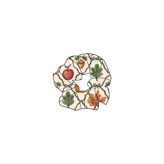 Cozy Harvest Bamboo Scrunchie