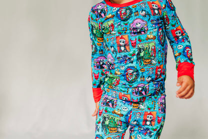 Fright Before Christmas 2 Piece Long Sleeve and Pants Set