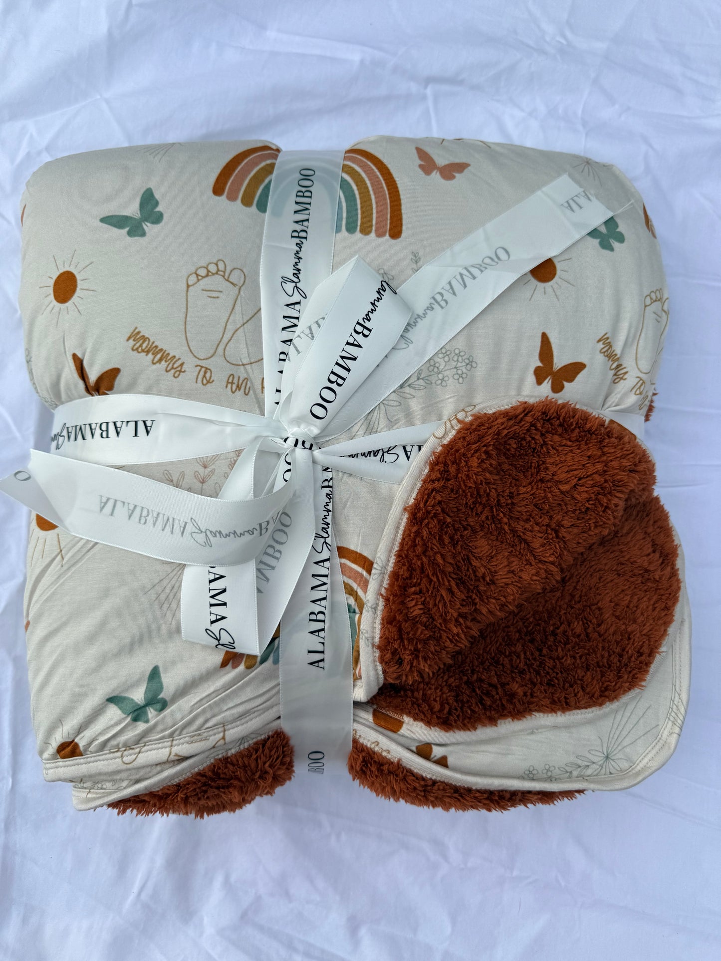 Mommy to an Angel Bamboo Plush Blanket