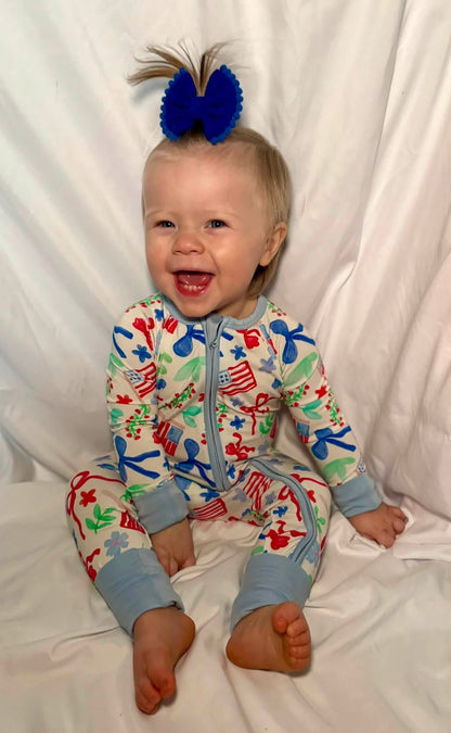 Freedom and Florals Zippy