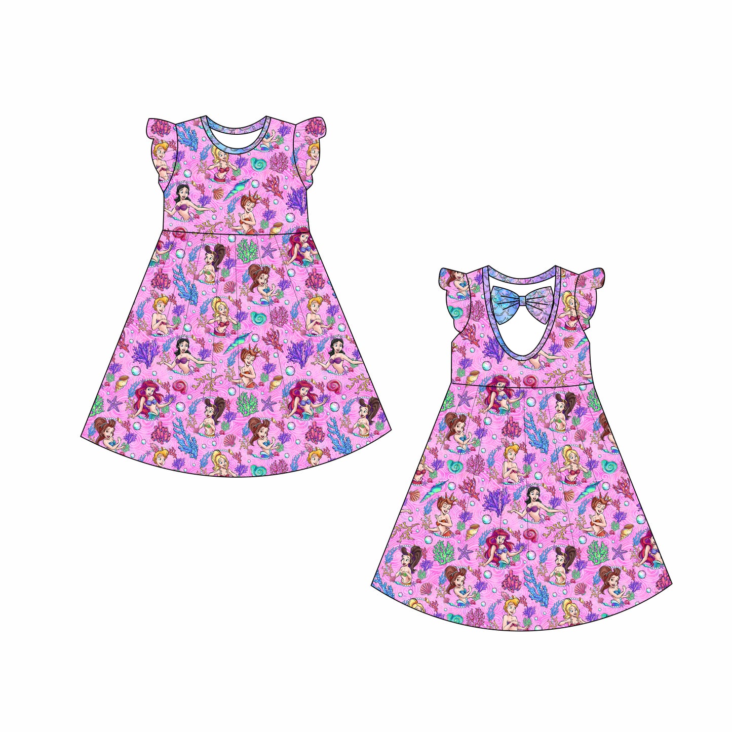 Ariel Bowback Twirl Dress