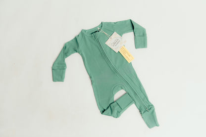 Wild Mint Ribbed Zippy