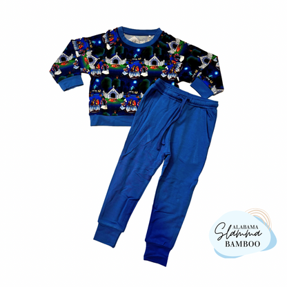 So This Is Love Crewneck and Joggers Daywear Set