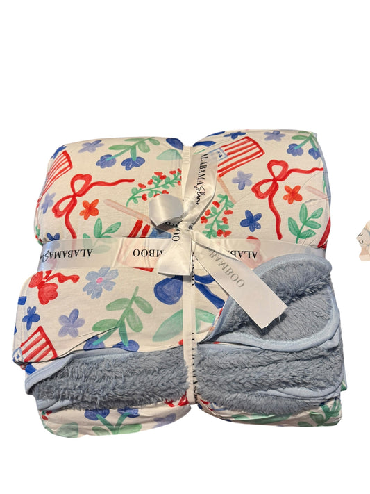 Freedom and Florals Standard Bamboo Plush