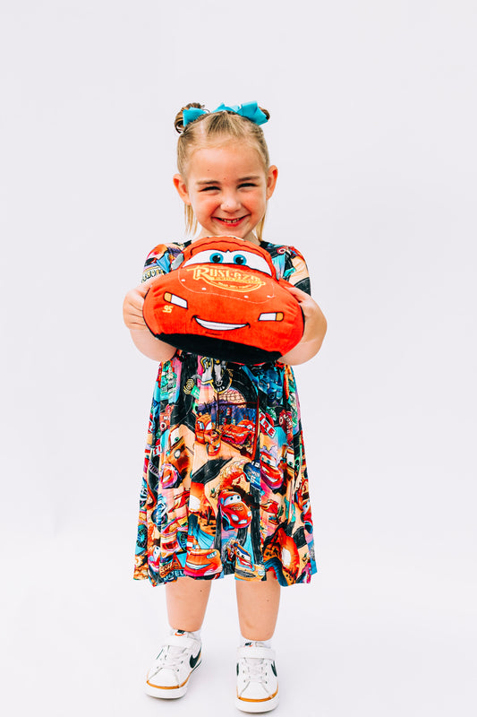 Pit Stop Party Twirl Dress