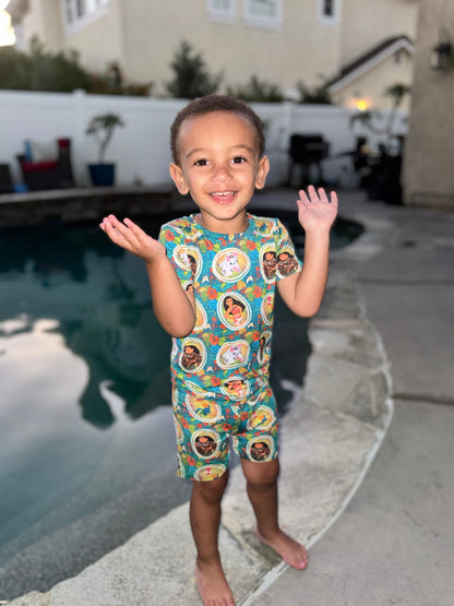 Beyond the Reef 2 Piece Short Sleeve and Shorts Set