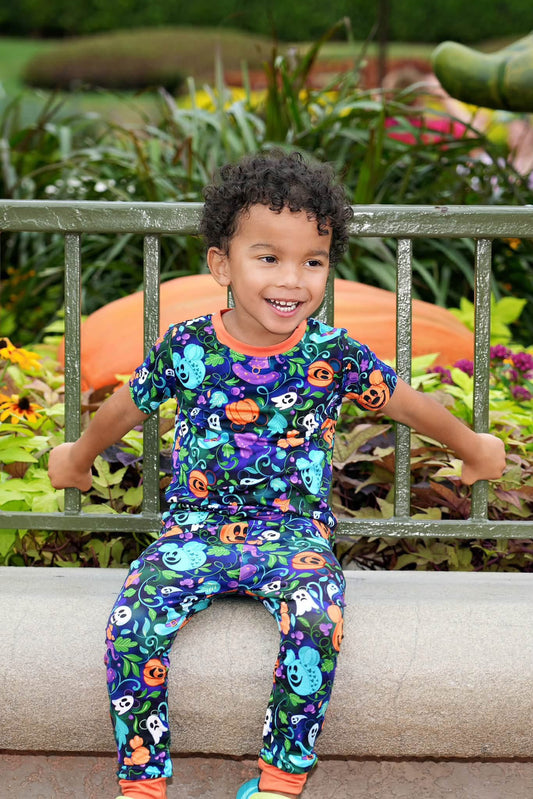 Not-So-Scary Night Short Sleeve and Pants 2 Piece Set