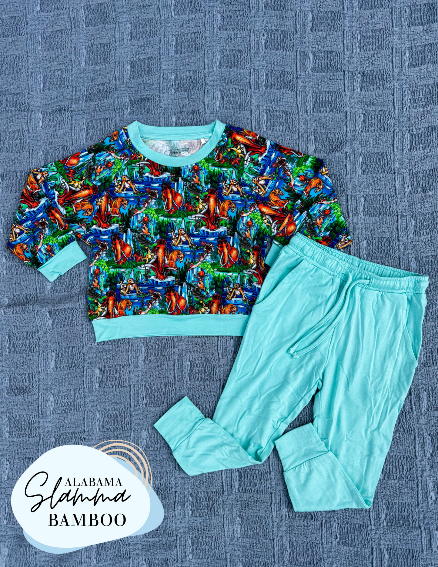 The Big Chill Crewneck and Joggers Daywear Set