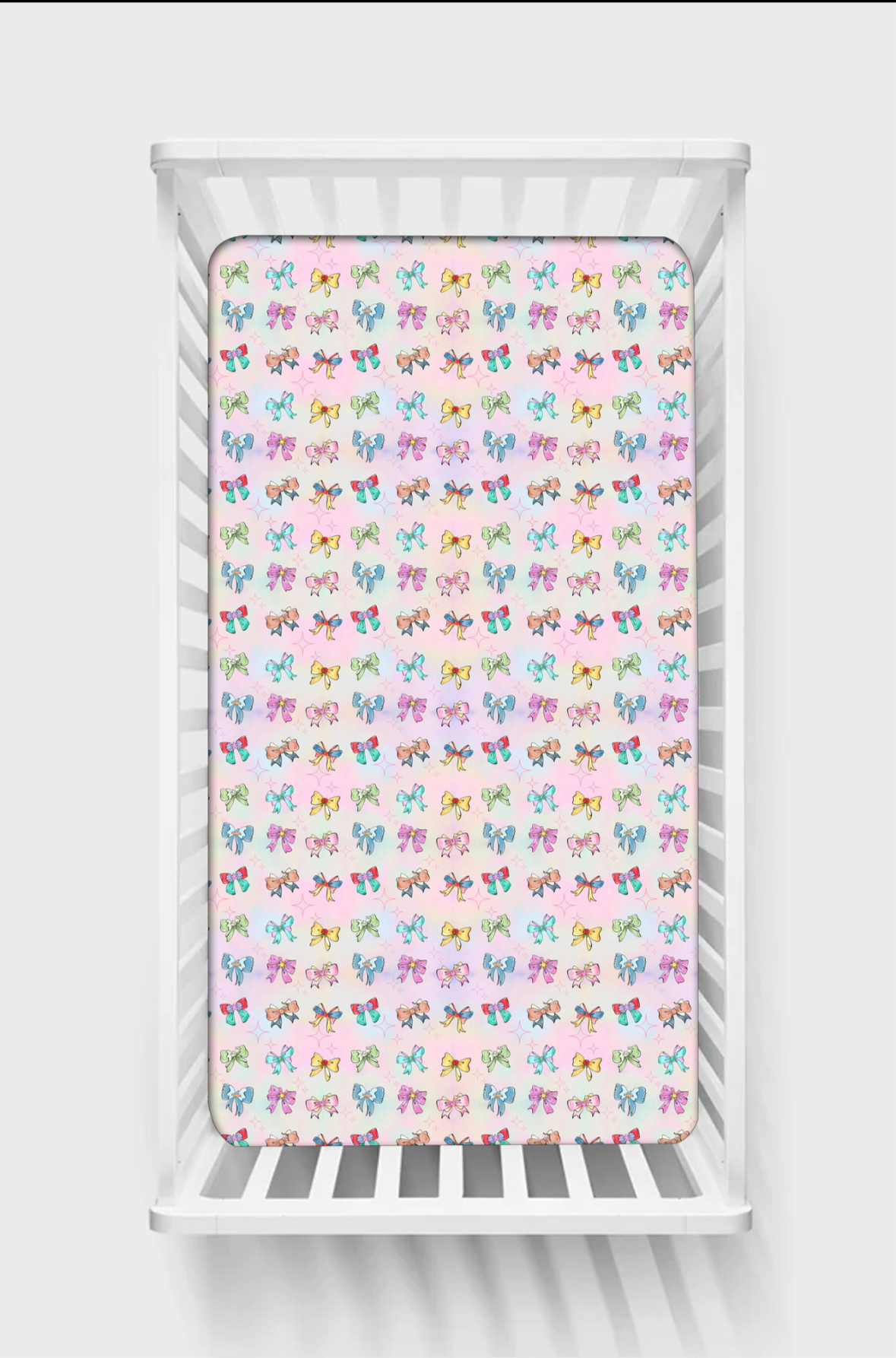 Royal Ribbons Crib Sheet