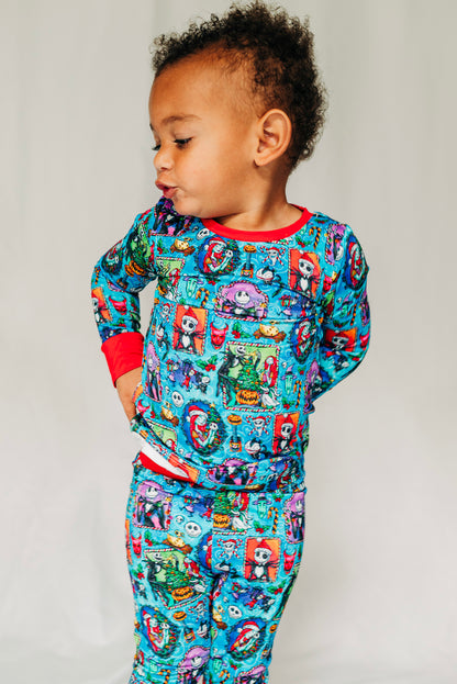 Fright Before Christmas 2 Piece Long Sleeve and Pants Set