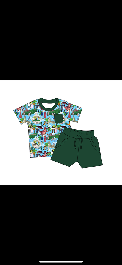Ogre Ever After Pocket Tee and Shorts Daywear