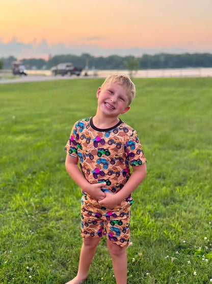 Mud Mayhem Short Sleeve and Shorts 2 Piece Set
